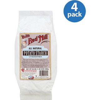 Bob's Red Mill All Natural Unmodified Potato Starch, 24 oz (Pack of 4)