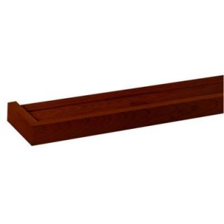 Home Decorators Collection 48 in. W x 5.25 in. D x 1.5 in. H Floating Chocolate Display Ledge Decorative Shelf 2455430880