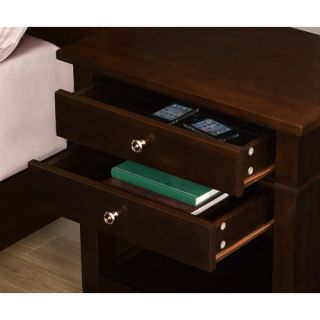 Carlton 2 Drawer Nightstand by Simpli Home