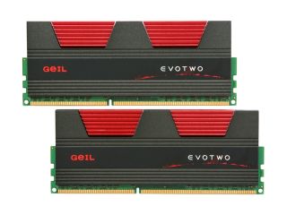 GeIL Evo Two 4GB (2 x 2GB) 240 Pin DDR3 SDRAM DDR3 2500 (PC3 20000) Desktop Memory Model GET34GB2500C9DC