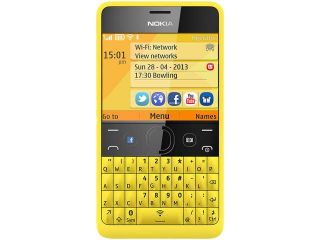 Nokia 210.5 64 MB, 32 MB RAM Yellow RM 926 NV LTAU1 Unlocked Cell Phone 2.4"