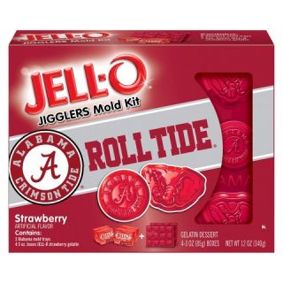 JELL O Jigglers University of Alabama Mold Kit with Strawberry Flavor