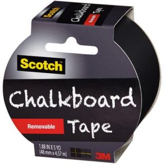 Scotch Chalkboard Tape, 1.88" x 5 yd, Black