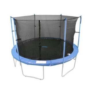 Upper Bounce Trampoline Enclosure Net, Fits for 15 ft. Round Frames with Adjustable Straps Using 6 Poles or 3 Arches   Net Only UBNET 15 6 IS