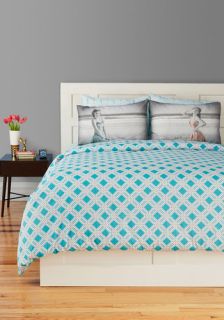 Dream Between the Lines Duvet Cover in Twin  Mod Retro Vintage Decor Accessories