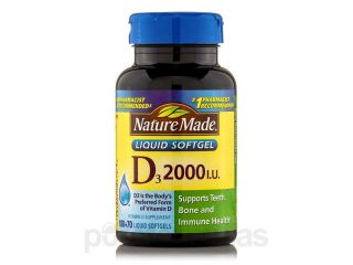 Vitamin D 2000 IU   250 Softgels by Nature Made