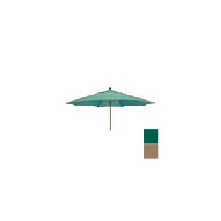 Fiberbuilt Forest Green Market Umbrella (Common: 108 in; Actual: 108 in)
