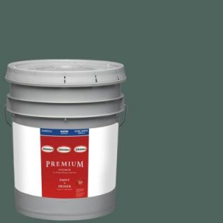 Glidden Premium 5 gal. #HDGG65U Deep Shaded Grove Satin Latex Interior Paint with Primer HDGG65UP 05SA
