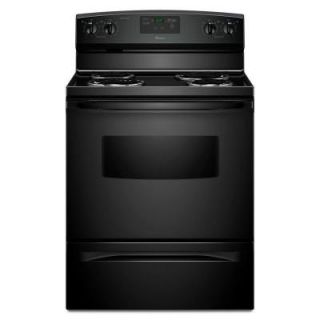 Amana 4.8 cu. ft. Electric Range with Self Cleaning Oven in Black ACR4530BAB