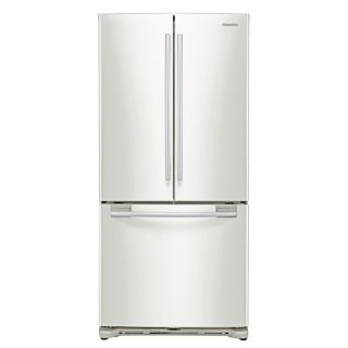 Samsung 18 Cu. Ft. French Door Refrigerator (Color: White) ENERGY STAR
