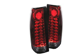 Chevy Tahoe 1995 96 97 98 99 LED Tail Lights   Red Clear