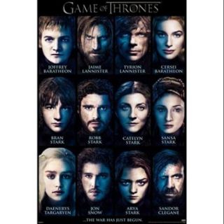 Game of Thrones Cast of Characters Poster Print (24 x 36)
