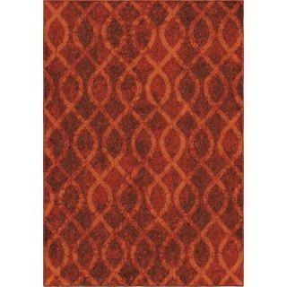 Orian Rugs Tour de Loops Red 6 ft. 7 in. x 9 ft. 8 in. Indoor Area Rug 301267