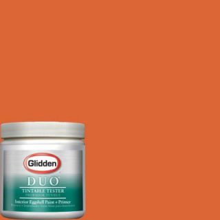 Glidden DUO 8 oz. Fresh Tangerines Interior Paint Tester GLDO 02 GLDO02 D8