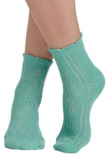 Knit Must Be Love Socks  Mod Retro Vintage Socks