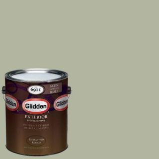 Glidden Premium 1 gal. #HDGG50U Sage Pond Satin Latex Exterior Paint HDGG50UPX 01SA