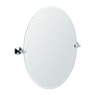 Gatco Jewel 21.75 in. Oval Mirror in Chrome 4149