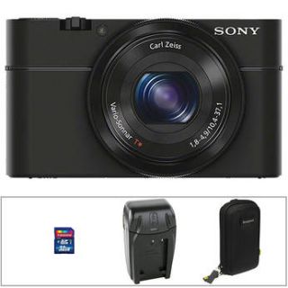 Sony Cyber shot DSC RX100 Digital Camera (Black) DSCRX100/B