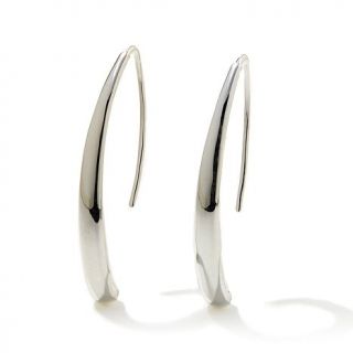 Sevilla Silver™ Asymmetrical Curved Front Earrings   7985342