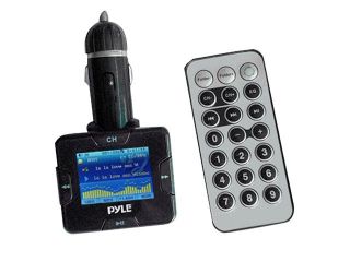 Pyle   Plug In Car  MP3/USB/SD/MMC/MP4/Ipod FM Modulator/Transmitter w/USB Charging Port and Remote