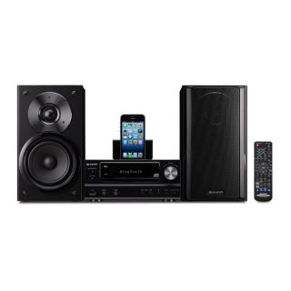 Sharp XL HF202P Micro Hi Fi System   100 W RMS   iPod Supported