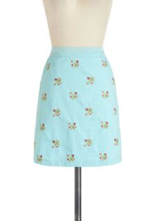Knitted Dove Saved by the Bellflower Skirt  Mod Retro Vintage Skirts
