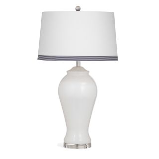 Gibson 30 H Table Lamp with Empire Shade by Bassett Mirror