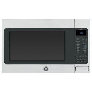 GE Cafe 1.5 cu ft 1000 Watt Countertop Convection Microwave (Stainless Steel)