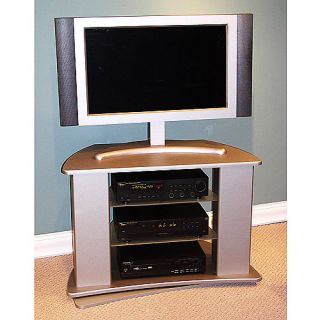 Silver Swivel TV Stand, for TVs up to 44"