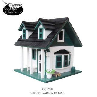 Cottage Charmer Series Green Gables Freestanding Birdhouse