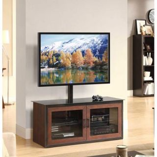 Whalen Brown Closed Door 3 in 1 TV Stand for TVs up to 52"