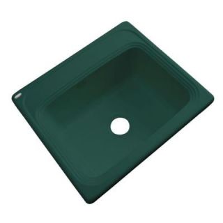 Thermocast Wellington Drop in Acrylic 25x22x9 in. 0 Hole Single Bowl Kitchen Sink in Rain Forest 28040