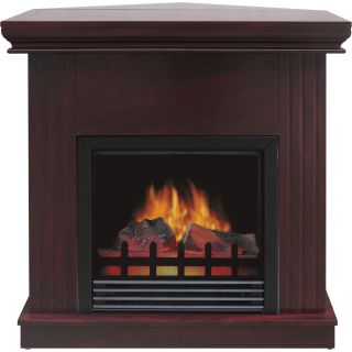 Stonegate Electric Corner Fireplace — 3750 BTU, Cherry Finish, Model# FP10-03-12