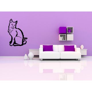 Chartreux Cat Elegant Wall Art Sticker Decal   18357948  