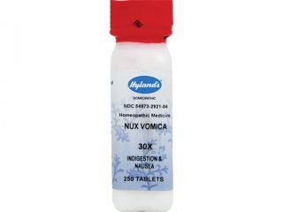 Hylands Homeopathic 0130468 Nux Vomica 30X   250 Tablets