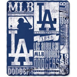 MLB Los Angeles Dodgers 50" x 60" Fleece Throw