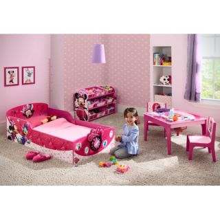 Delta Children Minnie Mouse Interactive Wood Toddler Bed