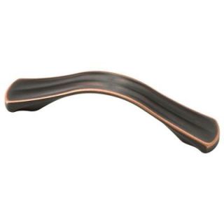 Liberty Venue 3 or 3 3/4 in. (76 or 96mm) Venetian Bronze with Copper Highlights Pillowed Dual Mount Cabinet Pull P17888C VBC C
