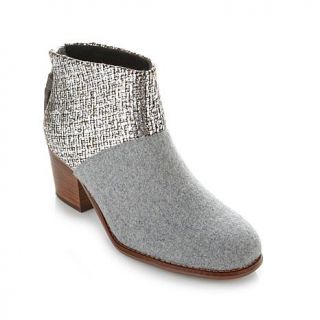 TOMS Leila Bootie with Stacked Heel   7964322