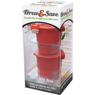 Brew & Save Refillable K Cup for Keurig Brewers  