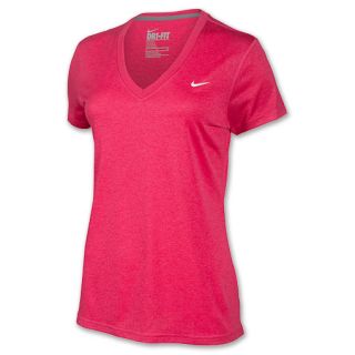 Womens Nike V Neck Legend Dri FIT T Shirt   457355 665