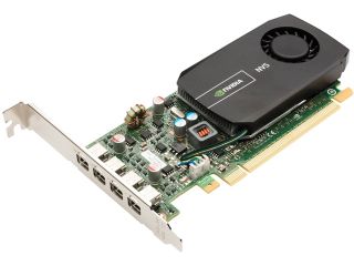 Refurbished: PNY Quadro NVS 510 Graphic Card   2 GB DDR3 SDRAM   PCI Express 3.0 x16   Low profile   3840 x 2160   Fan Cooler   OpenGL 4.3, DirectX 11.0, DirectCompute, OpenCL   DisplayPort