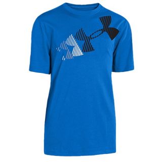Under Armour Graphic S/S T Shirt   Boys Grade School   Casual   Clothing   Blue Jet/White/Black