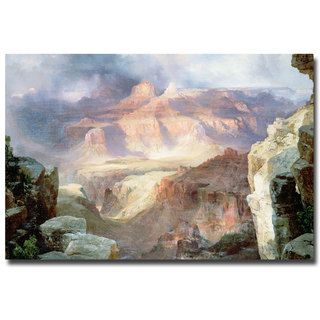 Thomas Moran Index Peak Yellowstone Canvas Art   15433744