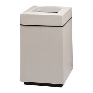 Top & Side Entry Square 30 Gal Fiberglass Series Receptacle