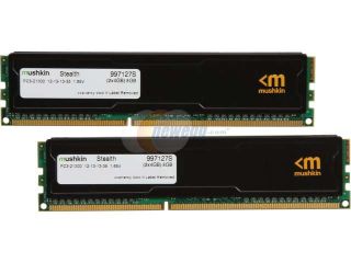 Mushkin Enhanced Stealth 8GB (2 x 4GB) 240 Pin DDR3 SDRAM DDR3 2666 (PC3 21300) Desktop Memory Model 997127S