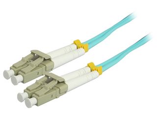 Comprehensive LC LC OM3 7M 22.97 ft. Aqua Multimode Fiber Patch Cable
