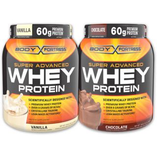 Body Fortress Whey Protein 2pack Bundle, Choice of Flavors