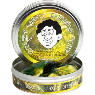 Crazy Aaron's Super Oil Slick Thinking Putty, Green/Gold
