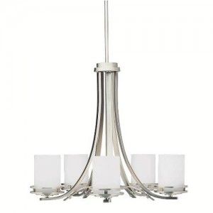 Kichler 1672NI Soft Contemporary/Casual Lifestyle 5 Light Fixture   Brushed Nickel